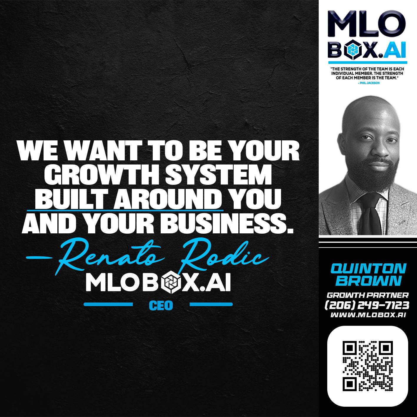 we wants - Quinton Brown -Mortgage Investment Consultant