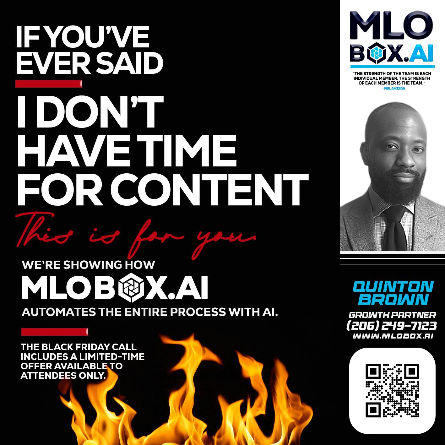 if you - Quinton Brown -Mortgage Investment Consultant