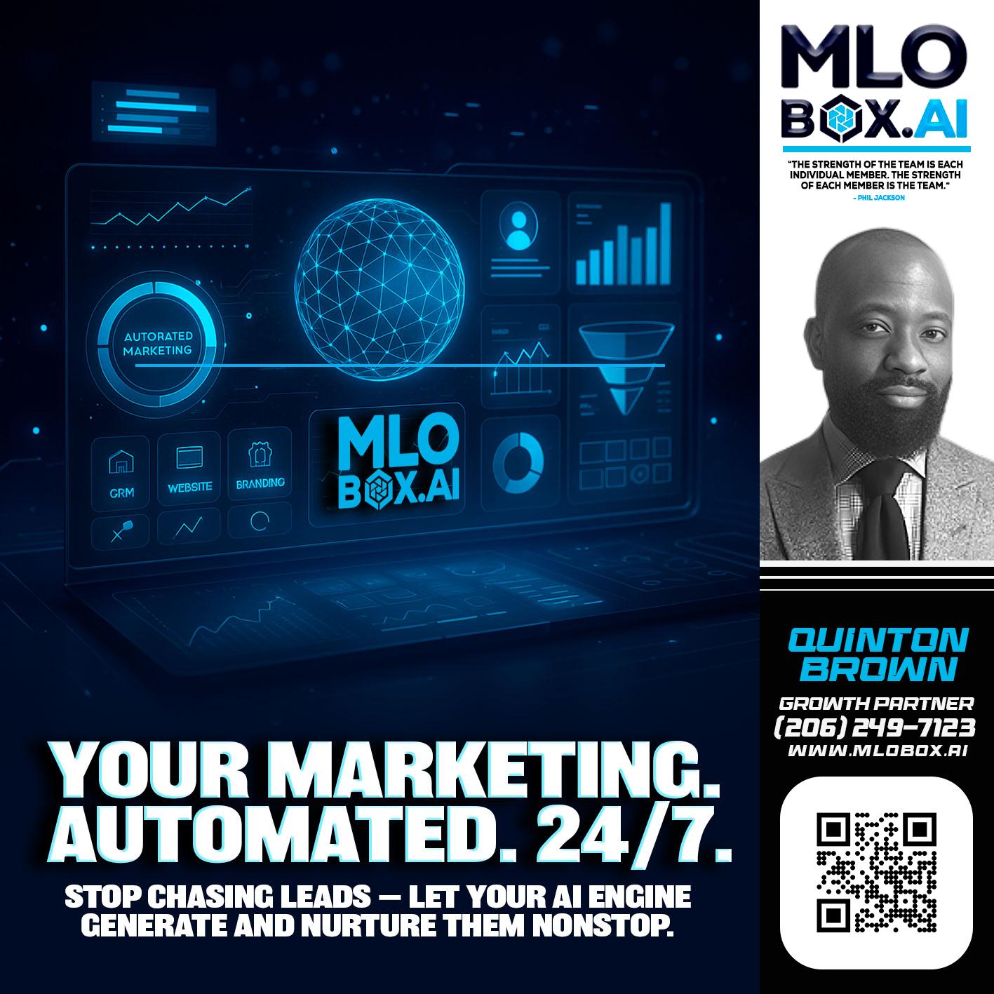 your marketing team - Quinton Brown -Mortgage Investment Consultant