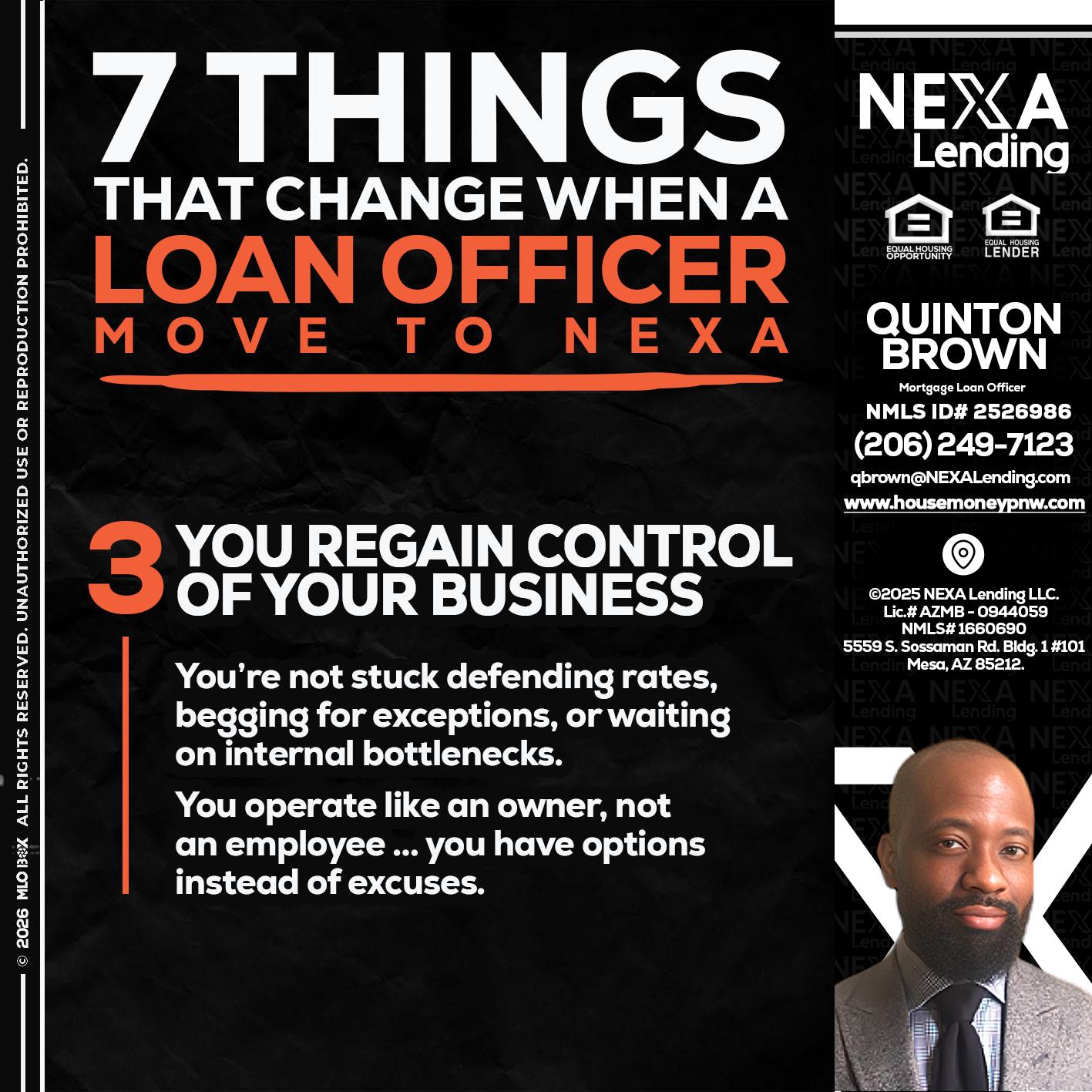 7 things (3) - Quinton Brown -Mortgage Investment Consultant