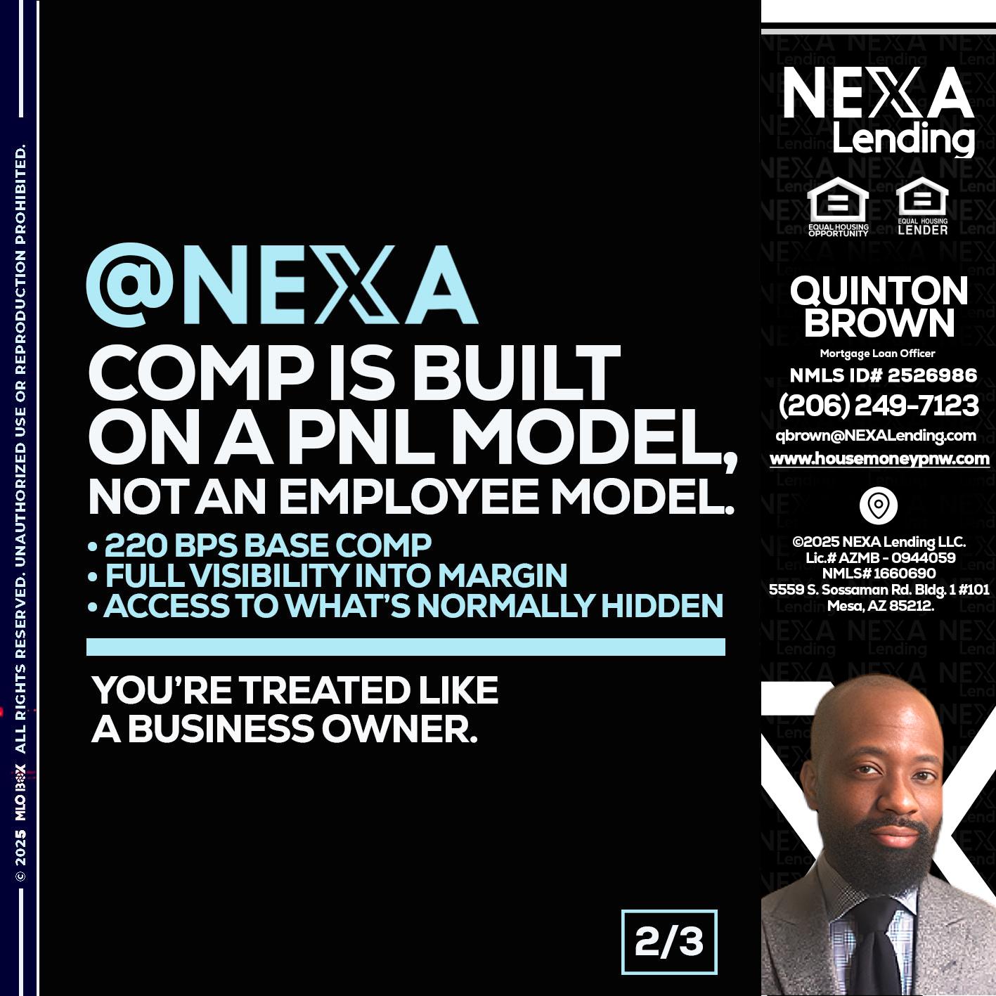 2 OF 3 - Quinton Brown -Mortgage Investment Consultant