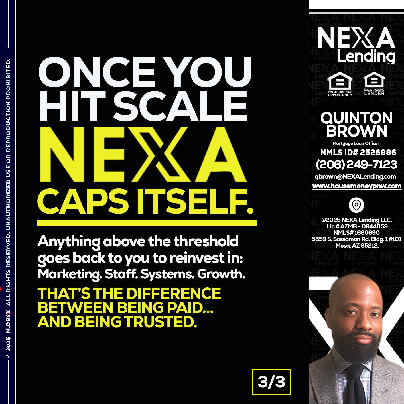 3 OF 3 - Quinton Brown -Mortgage Investment Consultant