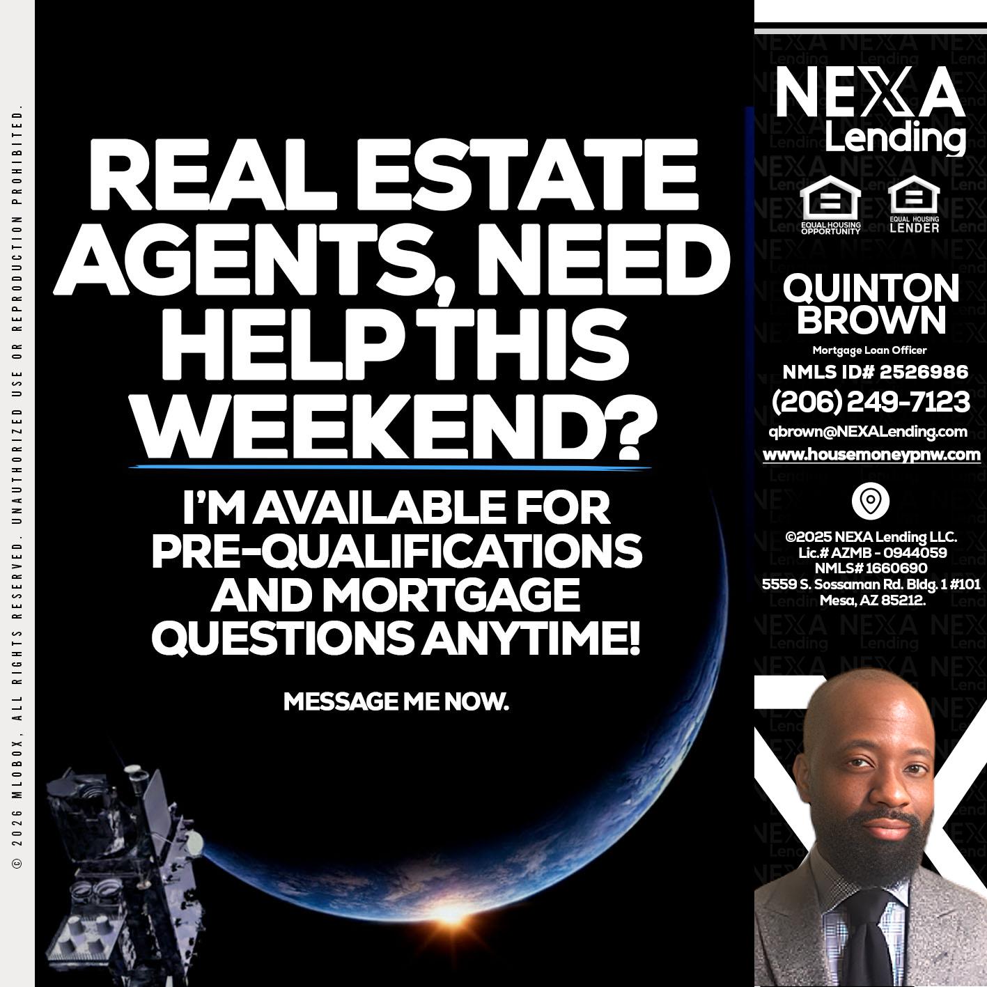 REAL ESTATE AGENTS - Quinton Brown -Mortgage Investment Consultant