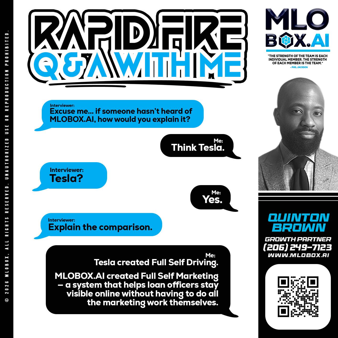 RAPID FIRE Q&A - Quinton Brown -Mortgage Investment Consultant